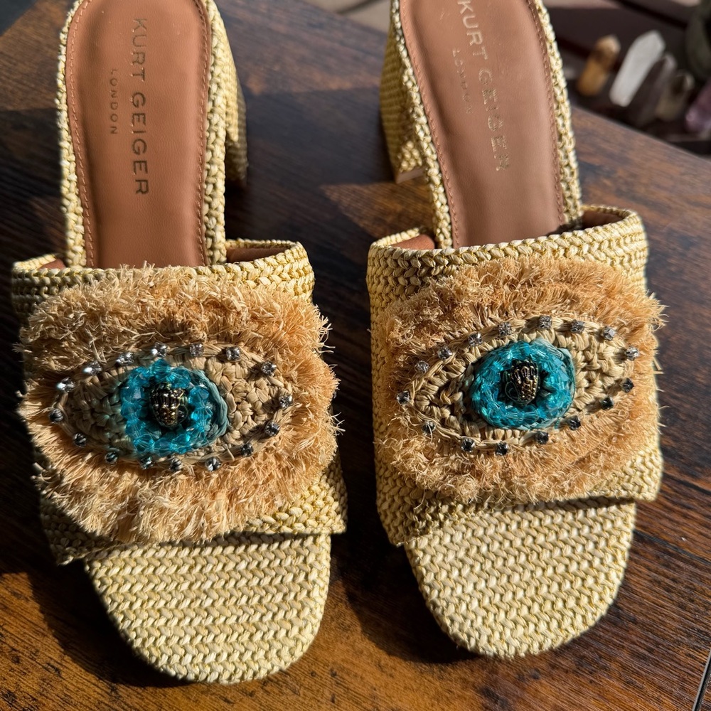 Kurt Geiger Evil Eye Block Heel Sandal - Picture 3 of 5